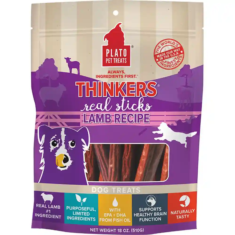 Plato Thinker Lamb Sticks 18-oz