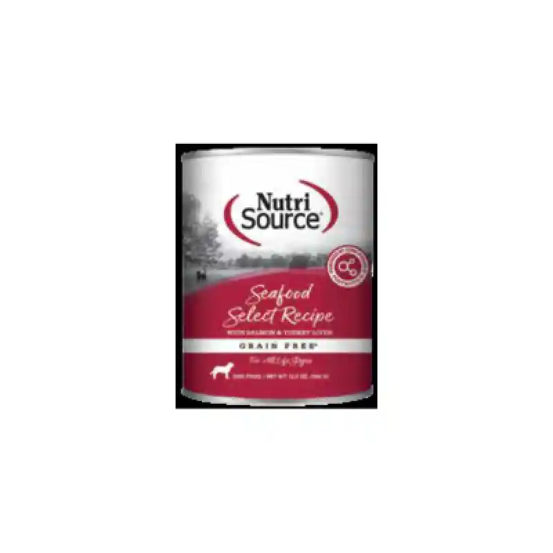 Nutrisource Dog Seafood Select Gf Can 12.3oz 12/cs