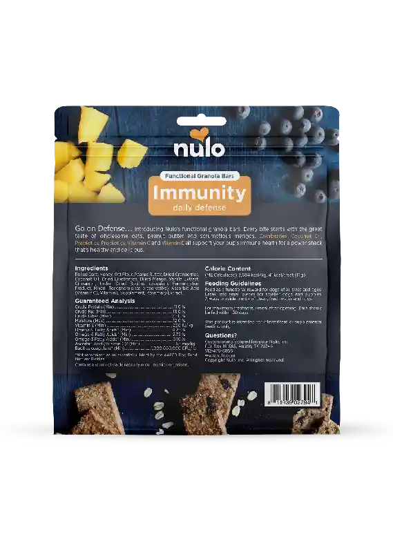 Nulo Func Bars Immunity Daily Dog Treat 10oz