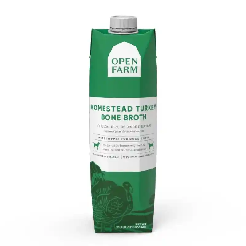 Open Farm Trkey Bone Broth 32oz 32-oz