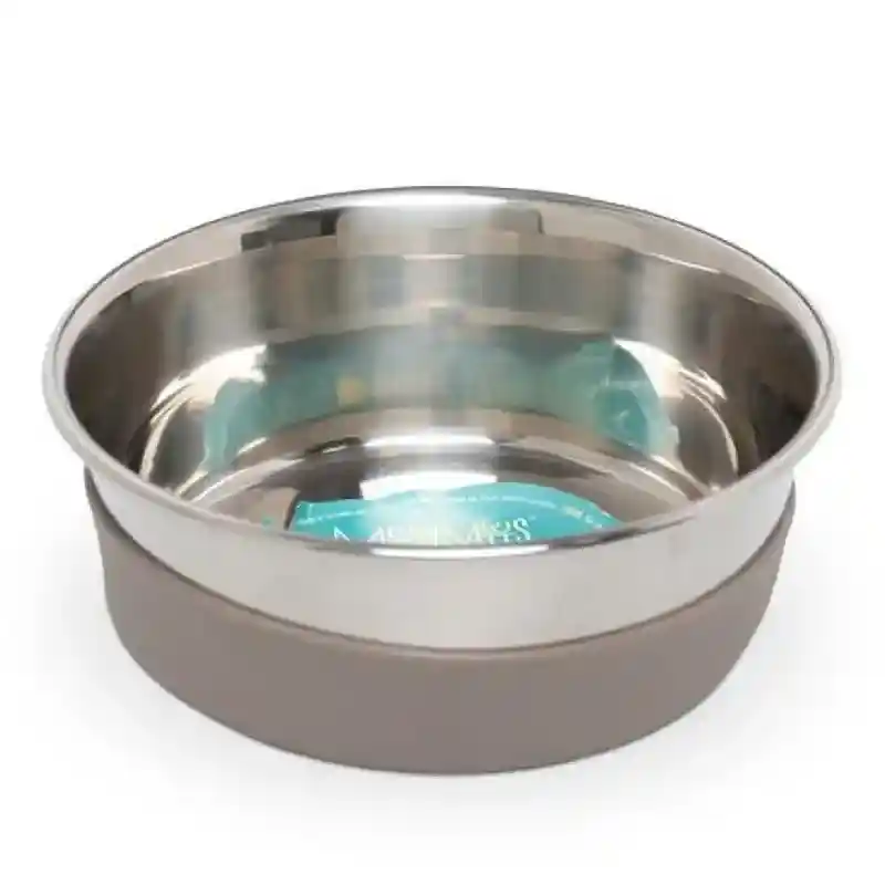 Mm Bowl Stainless W/removeable Silicone Bottom 2.5