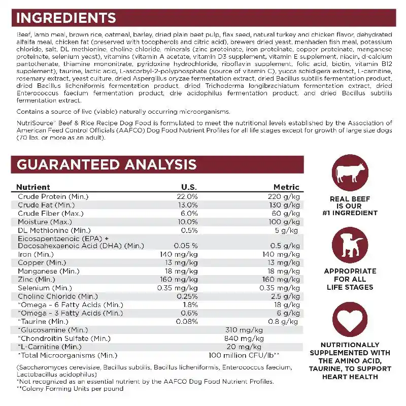 Adult Beef - 4lb