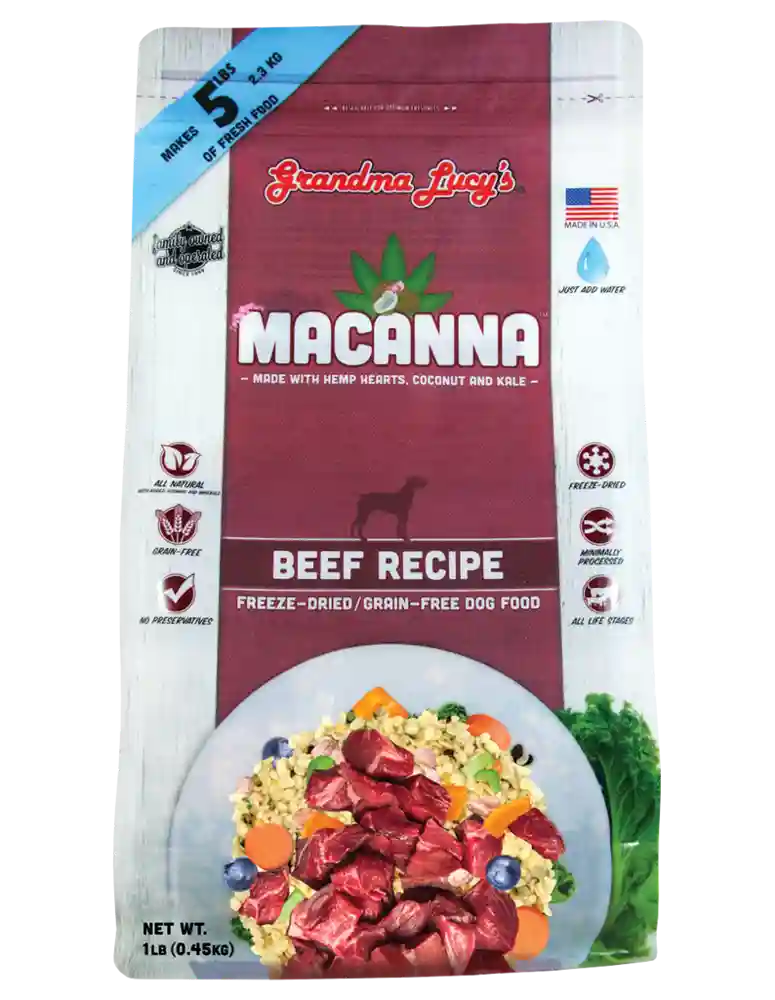 Grandma Lucy's Macanna Beef Freeze-dried Gf 8-lb