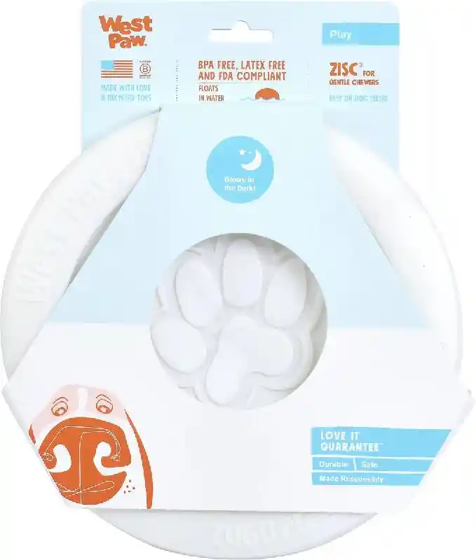 West Paw Zogoflex Zisc Large Glow 8.5"