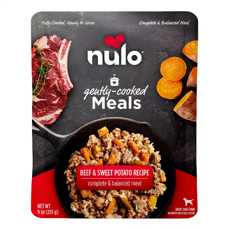 Nulo Dog Gently Cooked Pches 9-oz Bf & Swt Pot