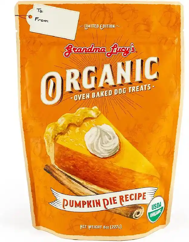 Organic Dog Trt Pumpkin Pie 8z/