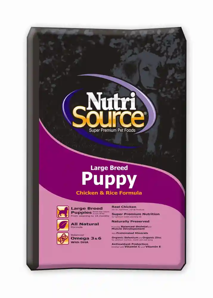 Nutrisource Puppy Large Breed Chicken & Rice 26-lb