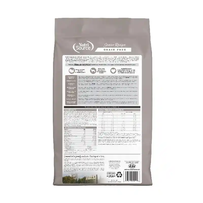 Nutri Source Dog Gf Senior 4#