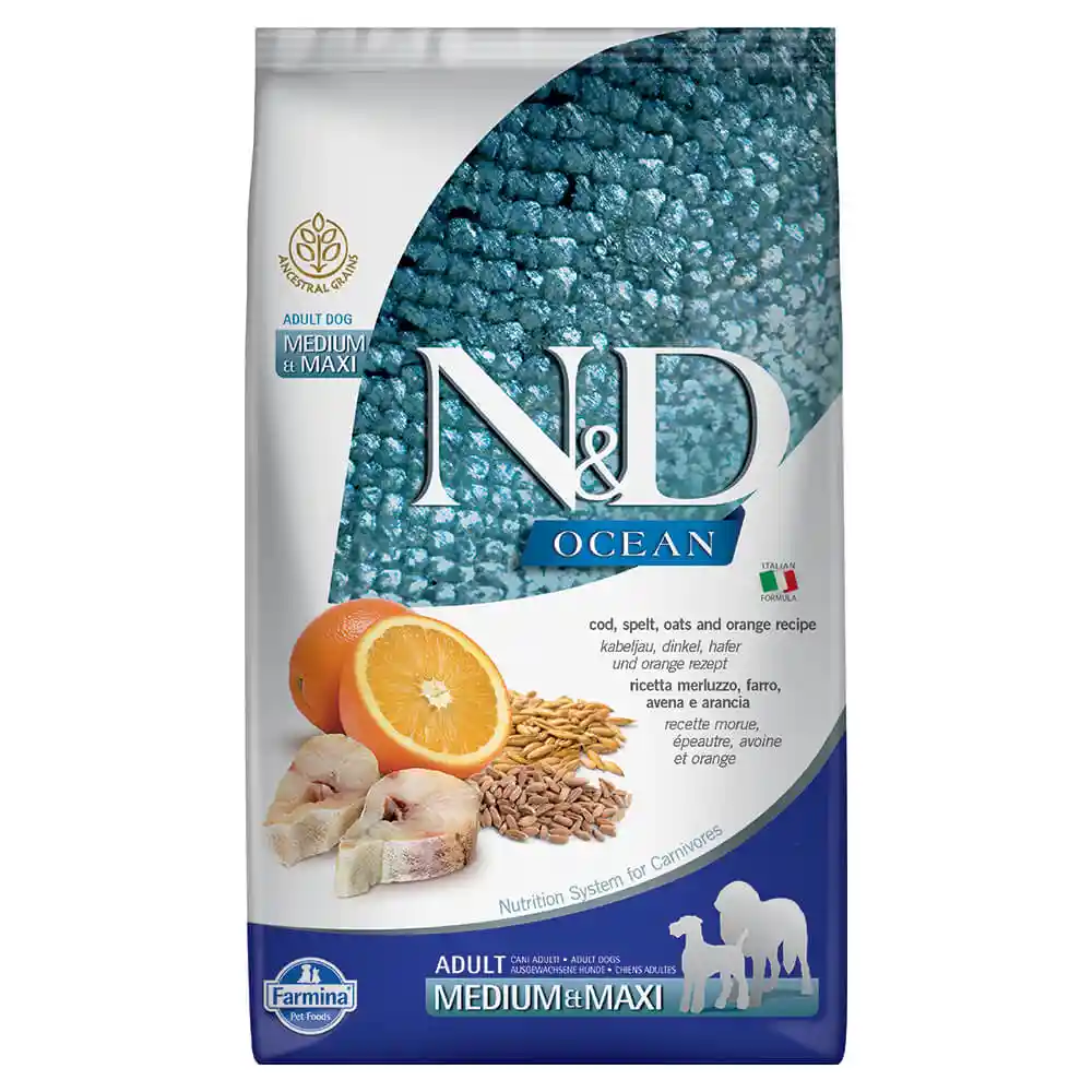 Farmina Dog Ocean Cod Spelt Oat Maxi 26.4 Lb