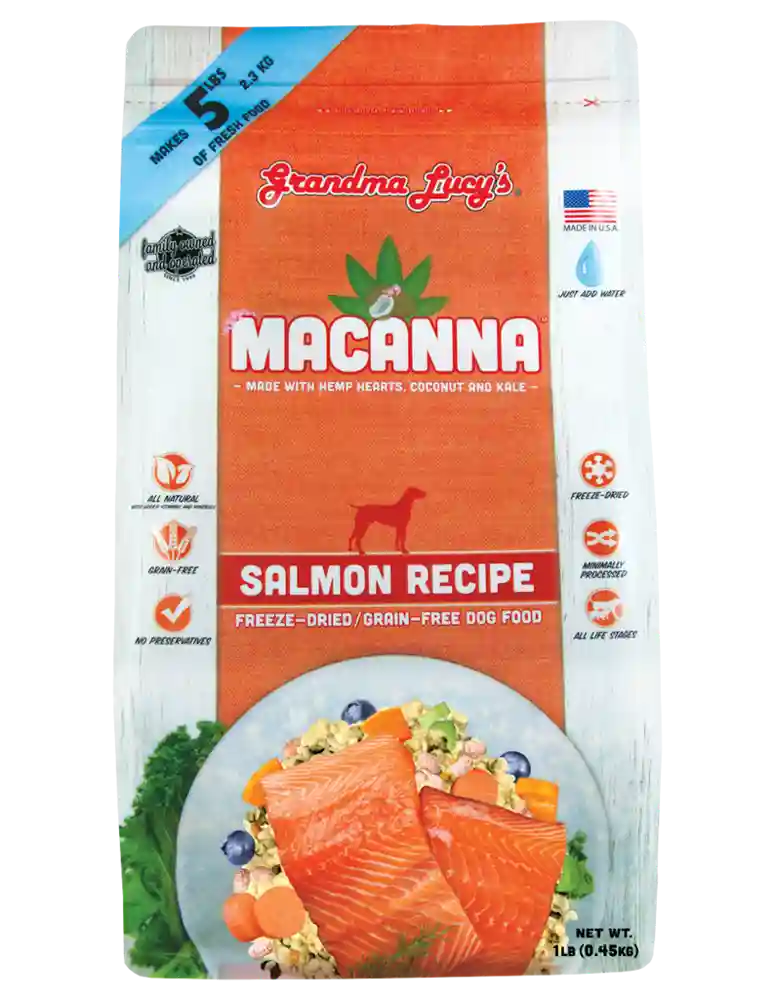 Grandma Lucy's Macanna Salmon Freeze-dried Gf 8-lb