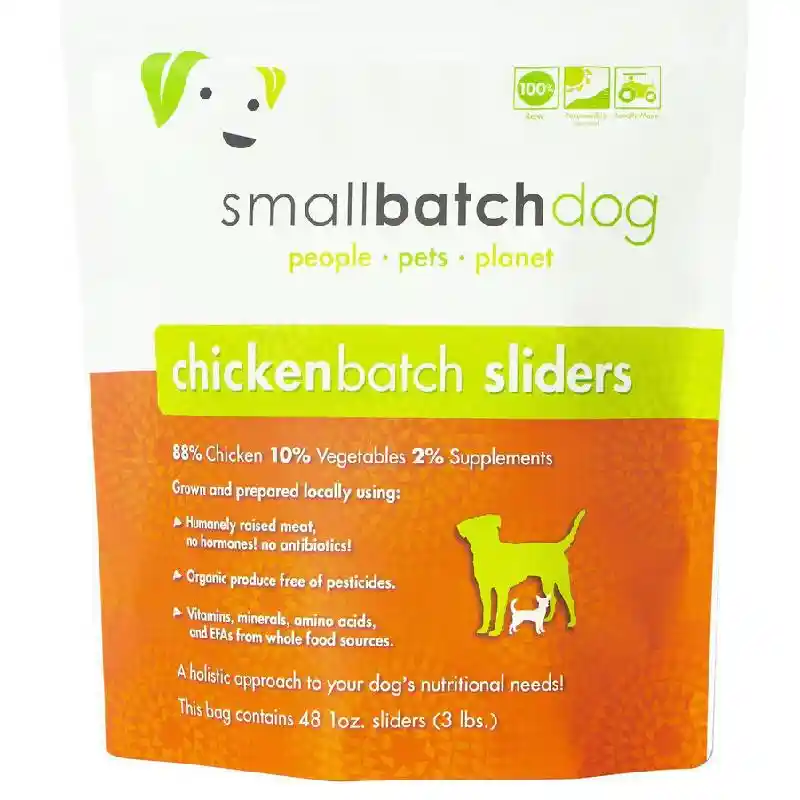 Small Batch Frozen Raw Sliders Chicken 3-lb