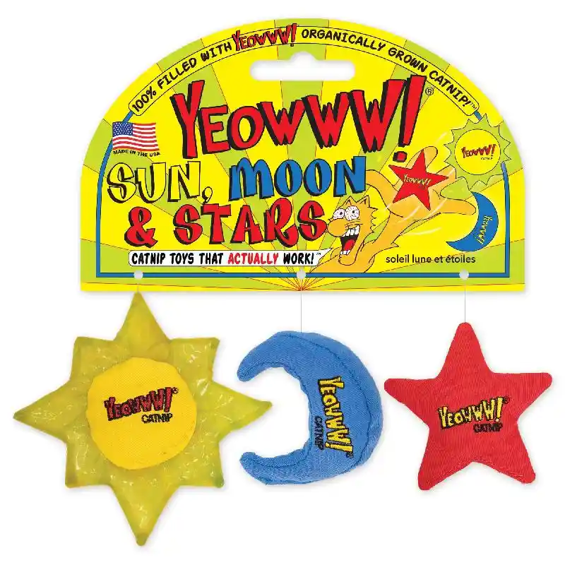 Yeow C Catnp Sun Moon Star 3pk