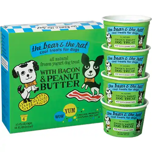 The Bear & The Rat Peanut Butter & Bacon 4 Pack