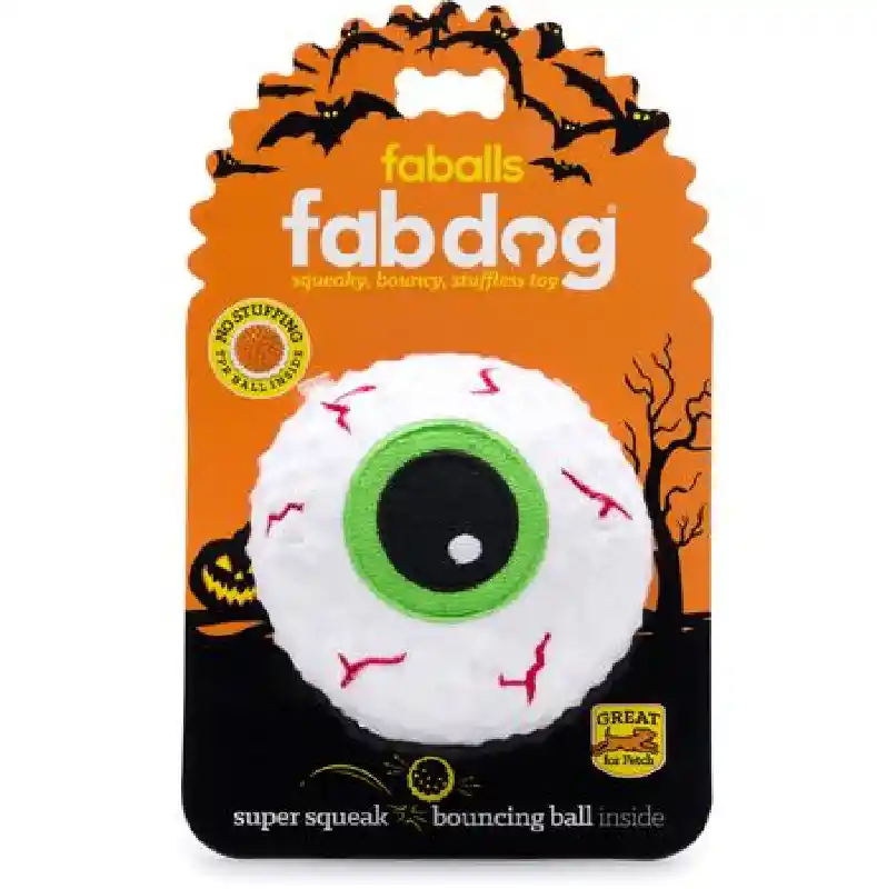 Fab Dog Holiday Halloween Faball Eyeball Large