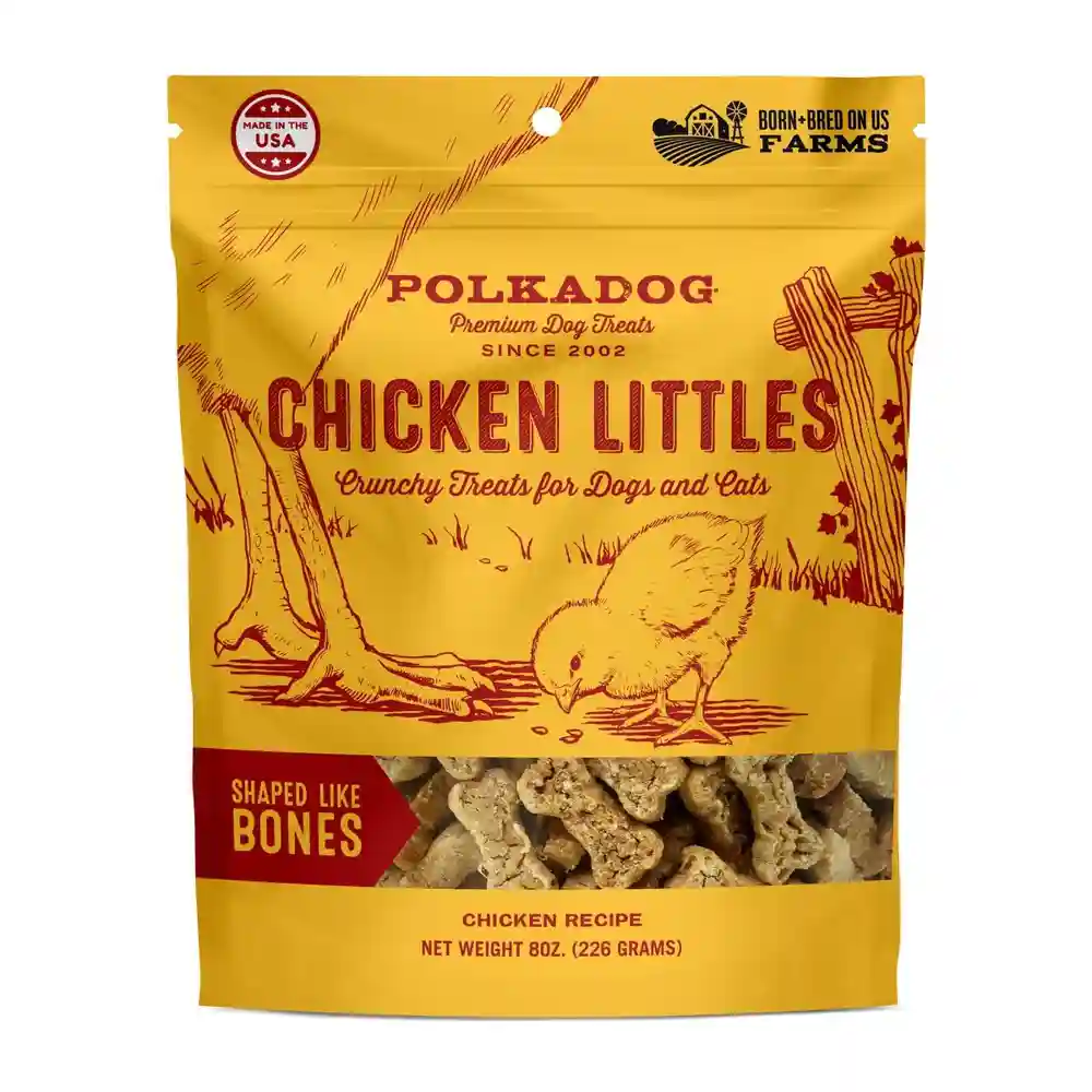 Chkn Littles – Bone Shaped Chkn Dog Treats 8-oz