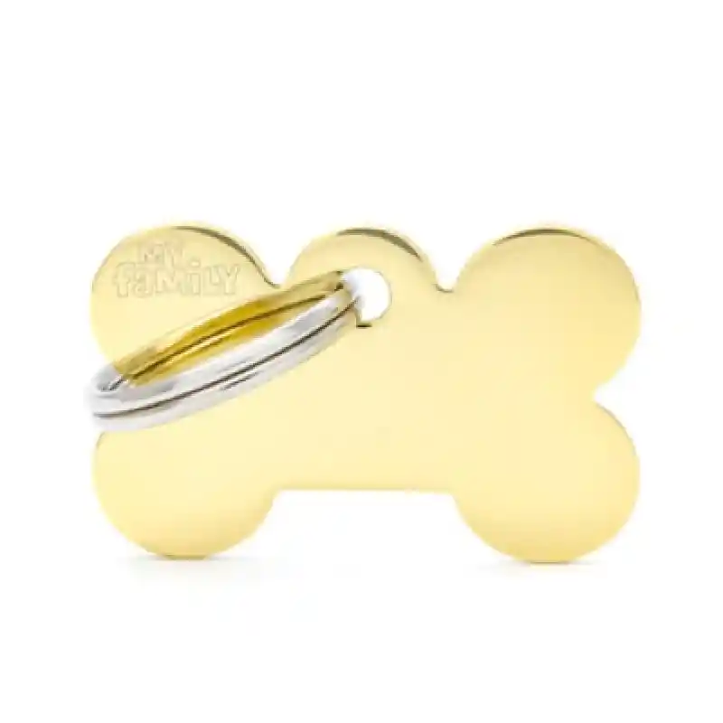 Small Bone Golden Brass