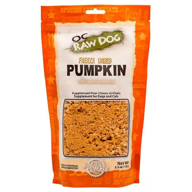 Oc Raw Freeze Dried Pumpkin 5.5 Oz