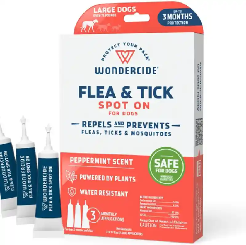 Wondercide Flea Tick Spot On For Dogs Large Pepper