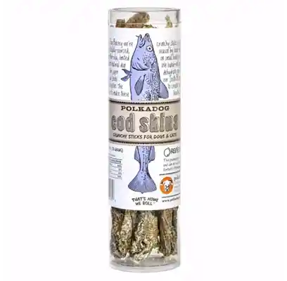 Tube – Cod Skin Dog Treats 4.7-oz