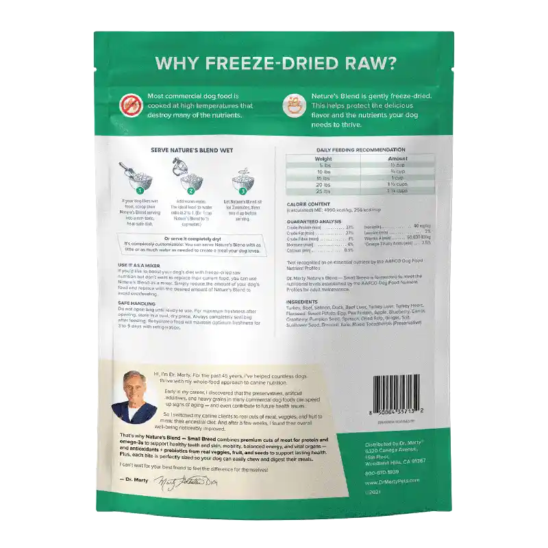 Dr Marty's Nature's Blend Small Breed 48oz
