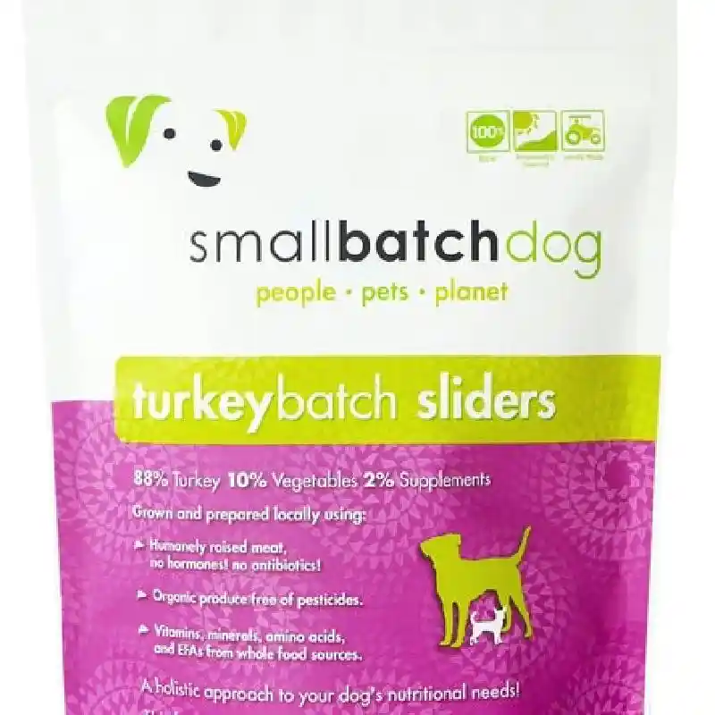 Small Batch Dog Freeze Dried Turkey Sliders 25-oz