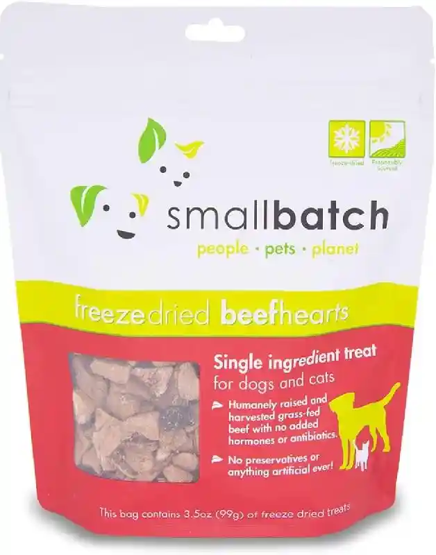 Small Batch Freeze Dried Beef Hearts 3.5-oz