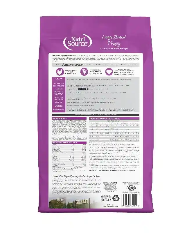 Nutrisource Lb Puppy Chic&rice 4#