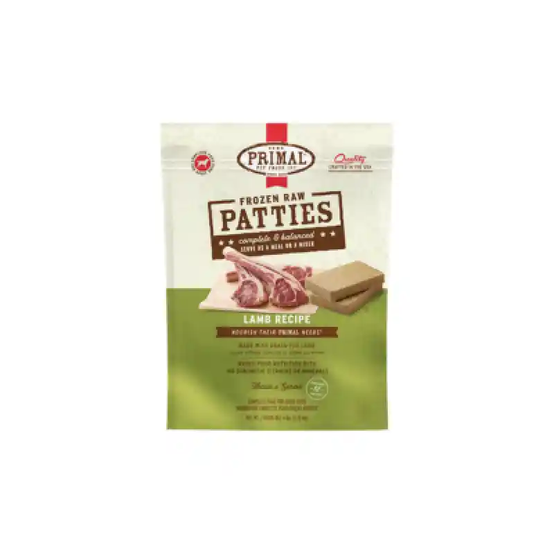 Raw Frozen Canine Lamb Nuggets Dog Food 6-lb