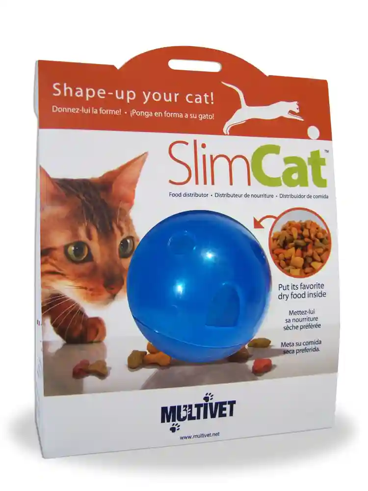 Slimcat Feeder Ball Blue One Size