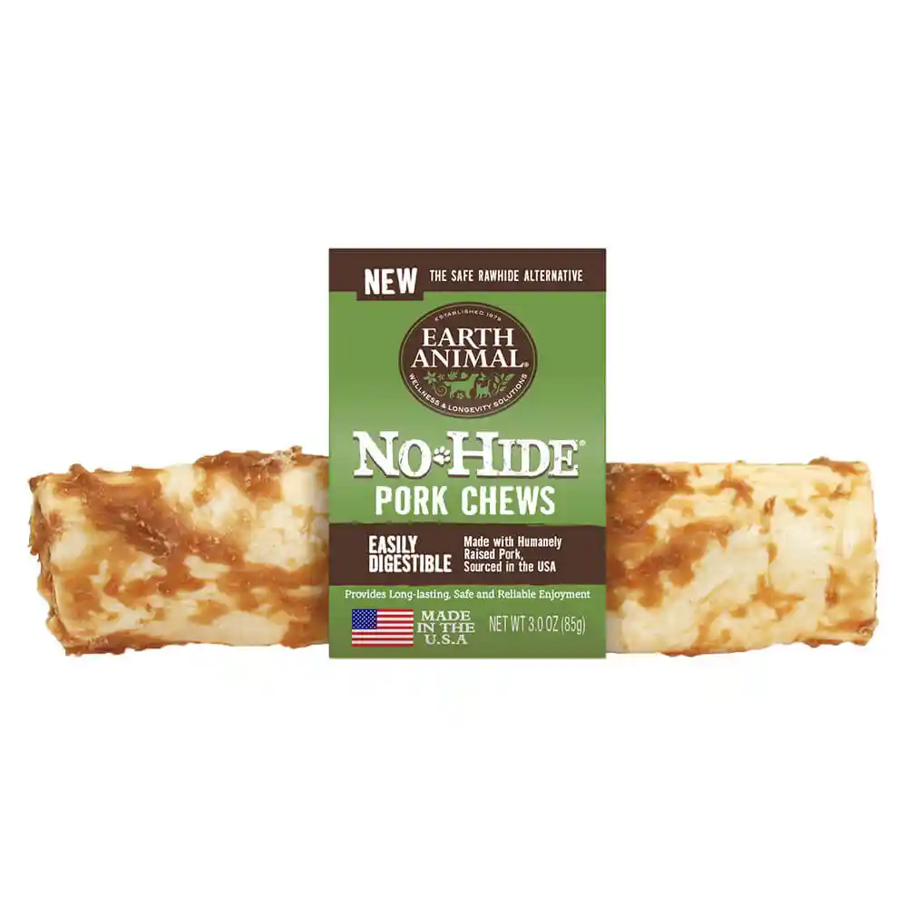 Earth Animal No Hide Pork Chews Bulk 7" 24pc