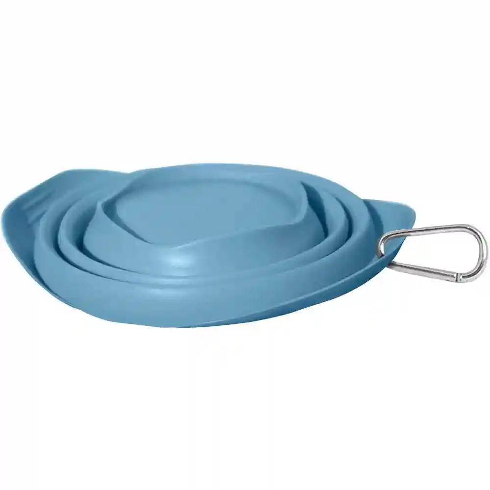 Kurgo Collapsable Bowl Blue 24-oz