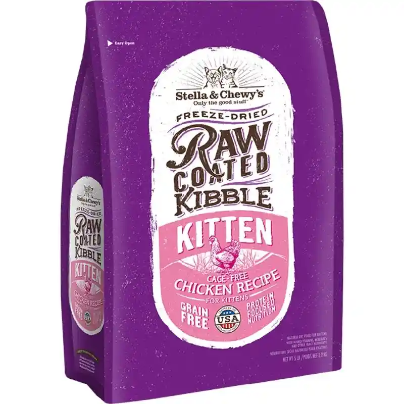 Stella And Chewy's Raw Coated Chicken Kitten 5 Lb
