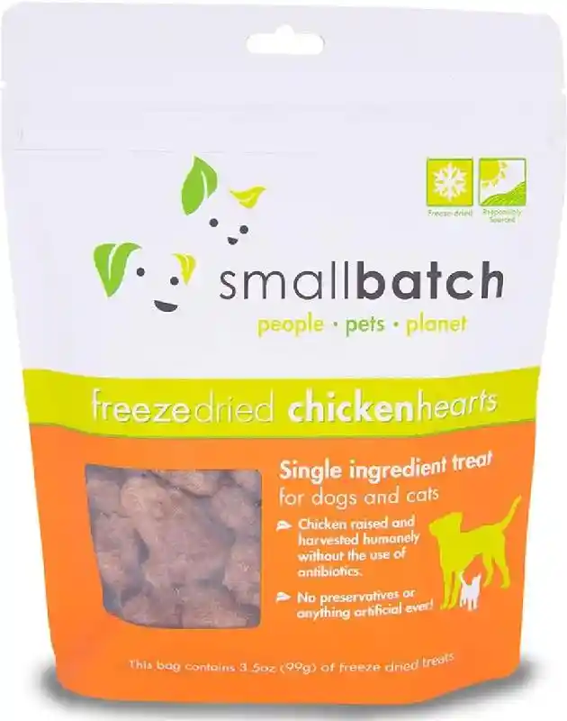 Smallbatch Freeze Dried Treats Ckn.hearts 3.5-oz