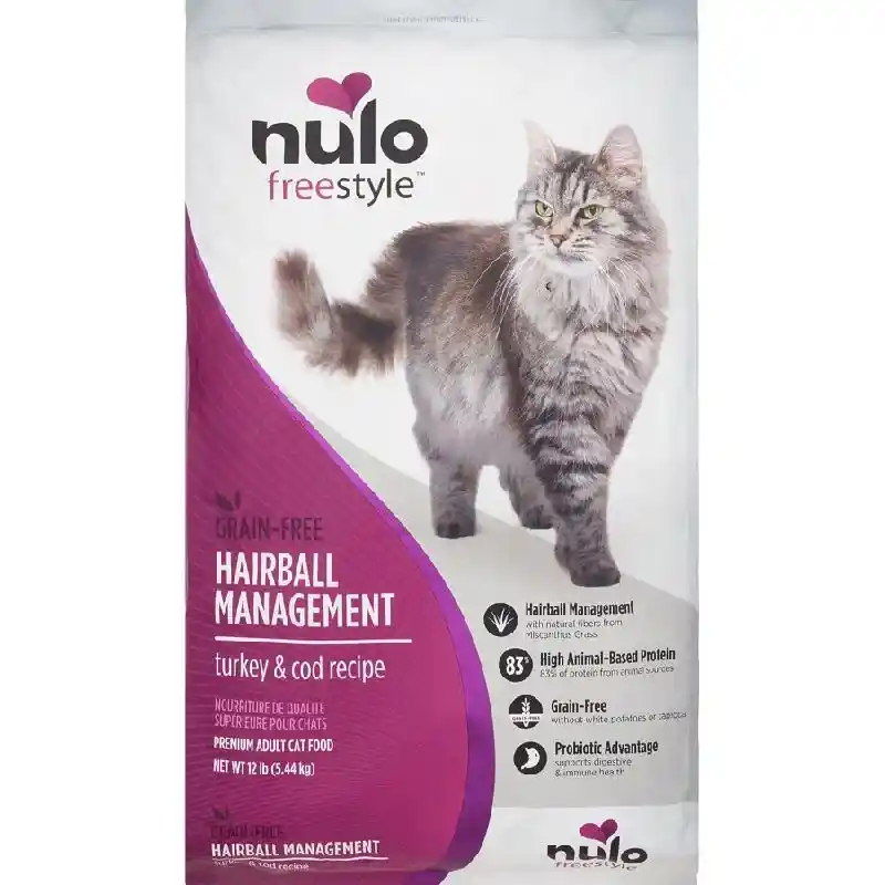 Nulo Gf Hairball Management Turkey & Cod 12-lb