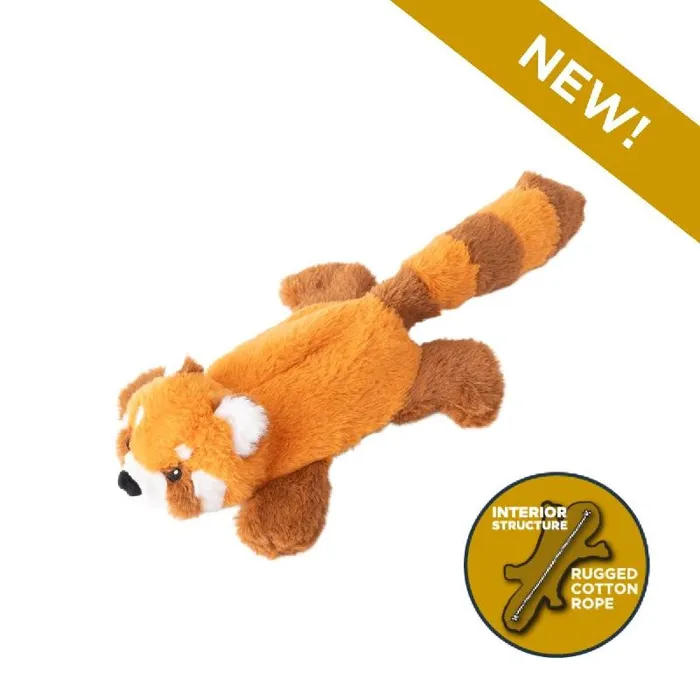 Tall Tails Dog Toy Stuffless Red Panda 16"
