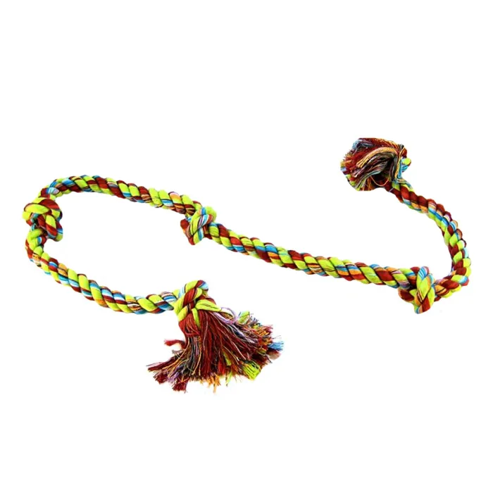 Mammoth Cottonblend 5 Knot Dog Rope Tug 36-in