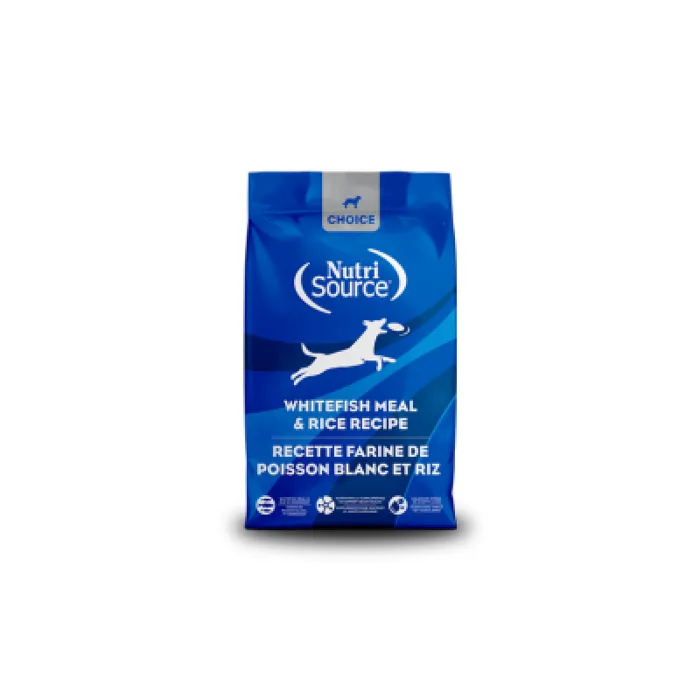 Nutrisource Choice Whitefish/rice - 40#