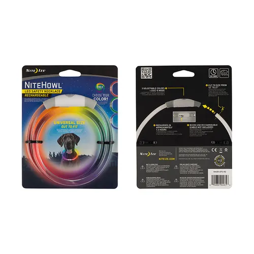Nitehowl Led Rechargeable Safety Necklace - Disco