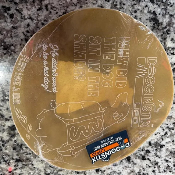 Dogginstix Beef Collagen UFO Disc