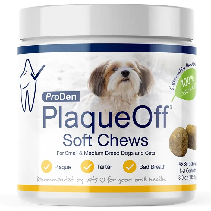 Plaqueoff Soft Chews Sm/med Breed 45-ct
