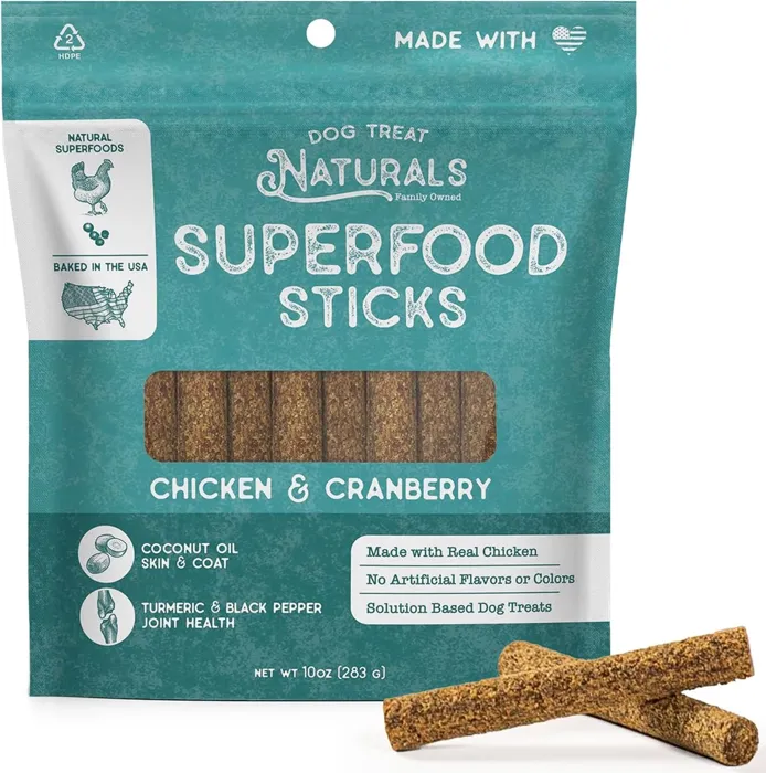 Dog Treat Naturals Chicken & Cranberry 10oz