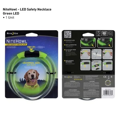 Nite Ize Rechargable Green Necklace