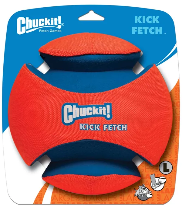 Chuckit Dog Kick Fetch Blue & Orange Large