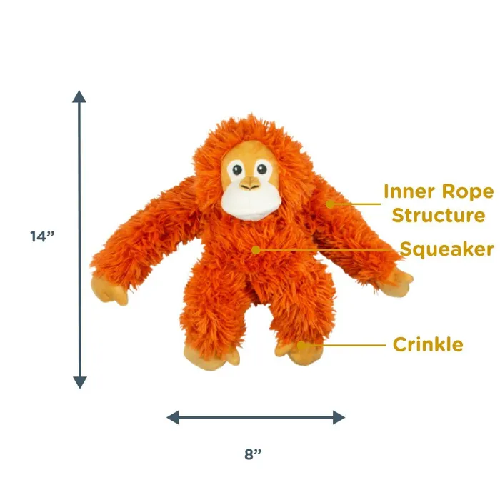 Tall Tails Rope Orangutan 14-in