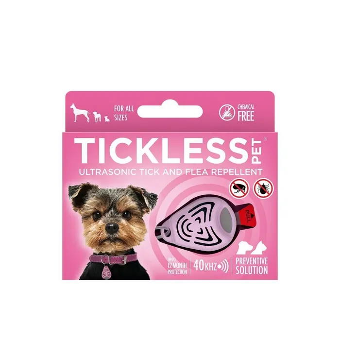 Tickless Ultrasonic Repellant Pink