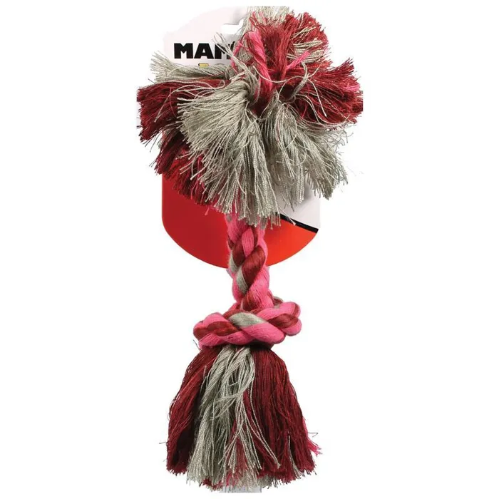 Flossy Chews Cottonblend Color Rope Bone Md 12"