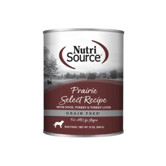 Nutrisource Dog Prairie Select Gf Can 12.3-oz