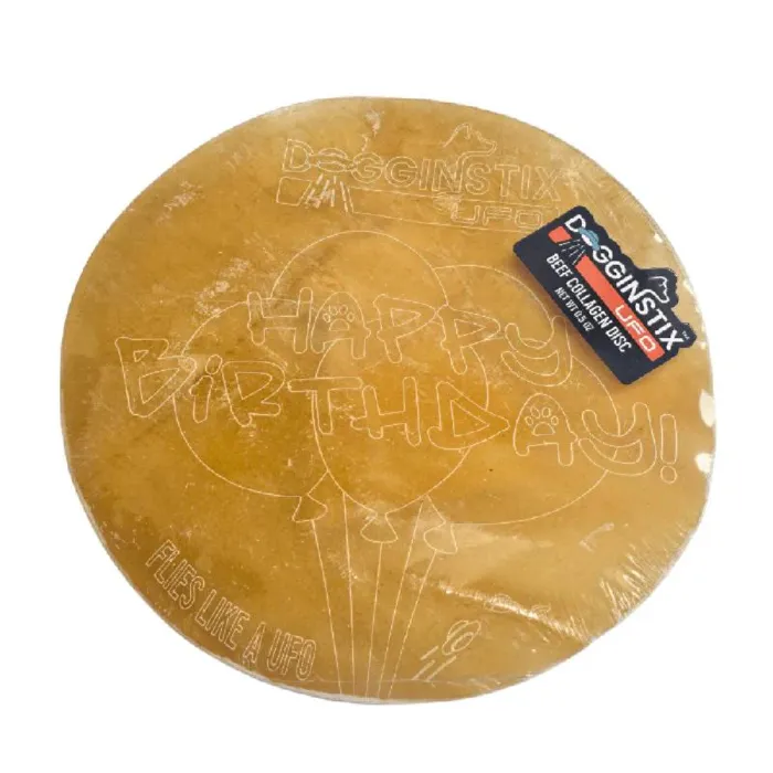 Dogginstix Beef Collagen UFO Disc