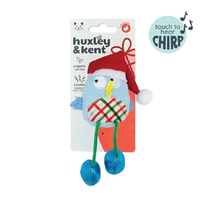 Cat Chirpy Holiday Bird