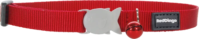 Red Dingo Cat Collar Red 12mm
